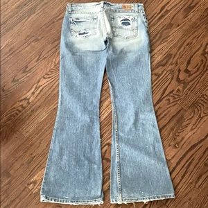 BKE low rise flare denim